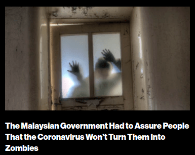 Coronavirus fake news